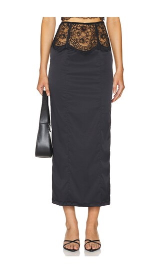 Cristina Skirt in Black | Revolve Clothing (Global)