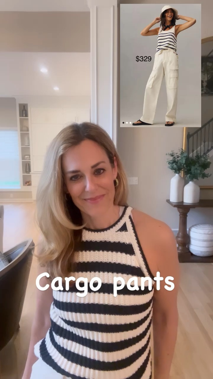 Cream cargo pants. - true to size. Wearing 4.  5’6 and length is good with flats

#LTKxTarget #LTKfindsunder50 #LTKstyletip