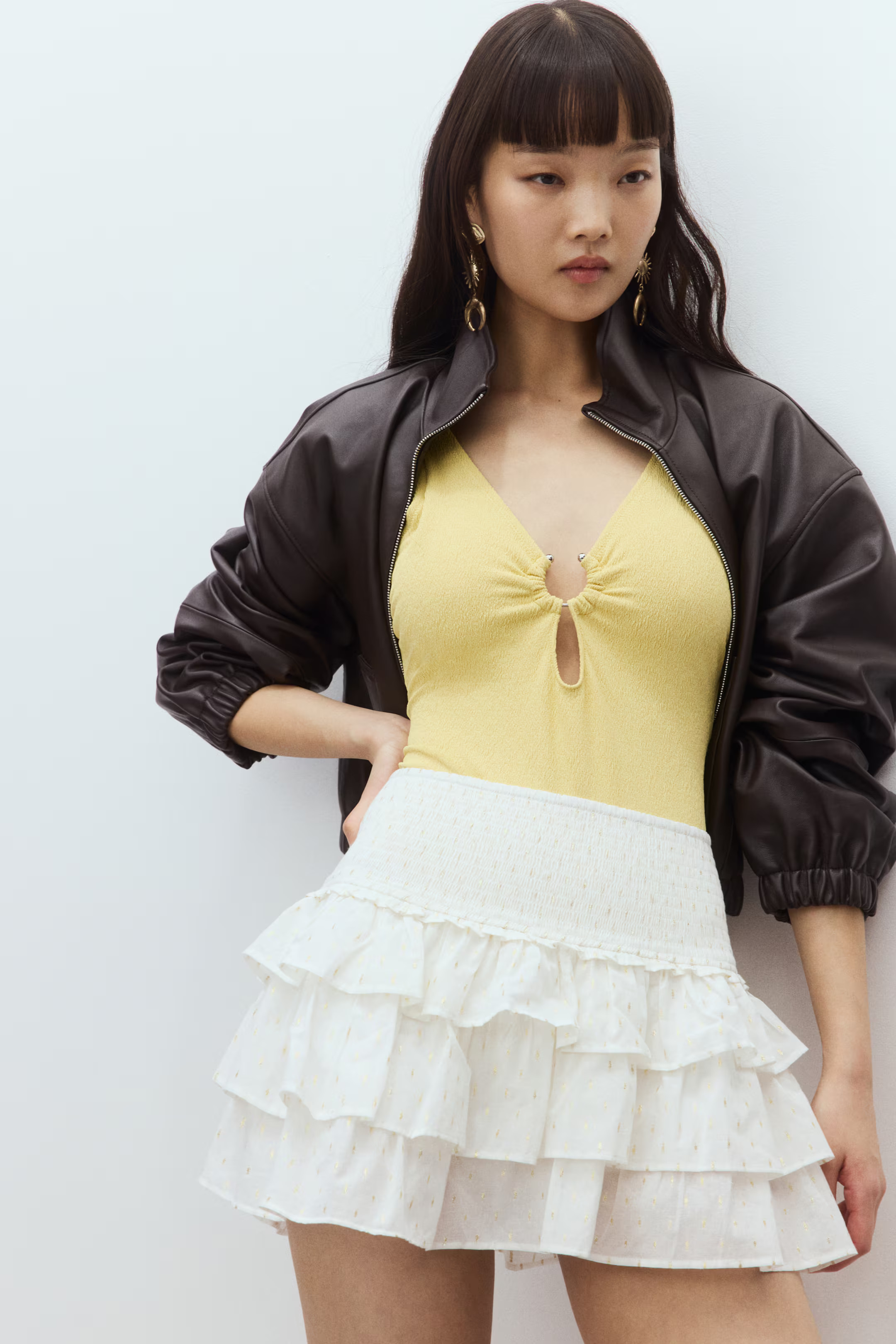Tiered Mini Skirt | H&M (US + CA)
