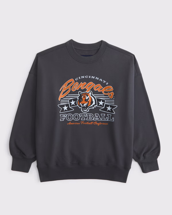 NFL Cincinnati Bengals Vintage Sunday Crew | NFL Women's NFL Collection | Abercrombie.com | Abercrombie & Fitch (US)
