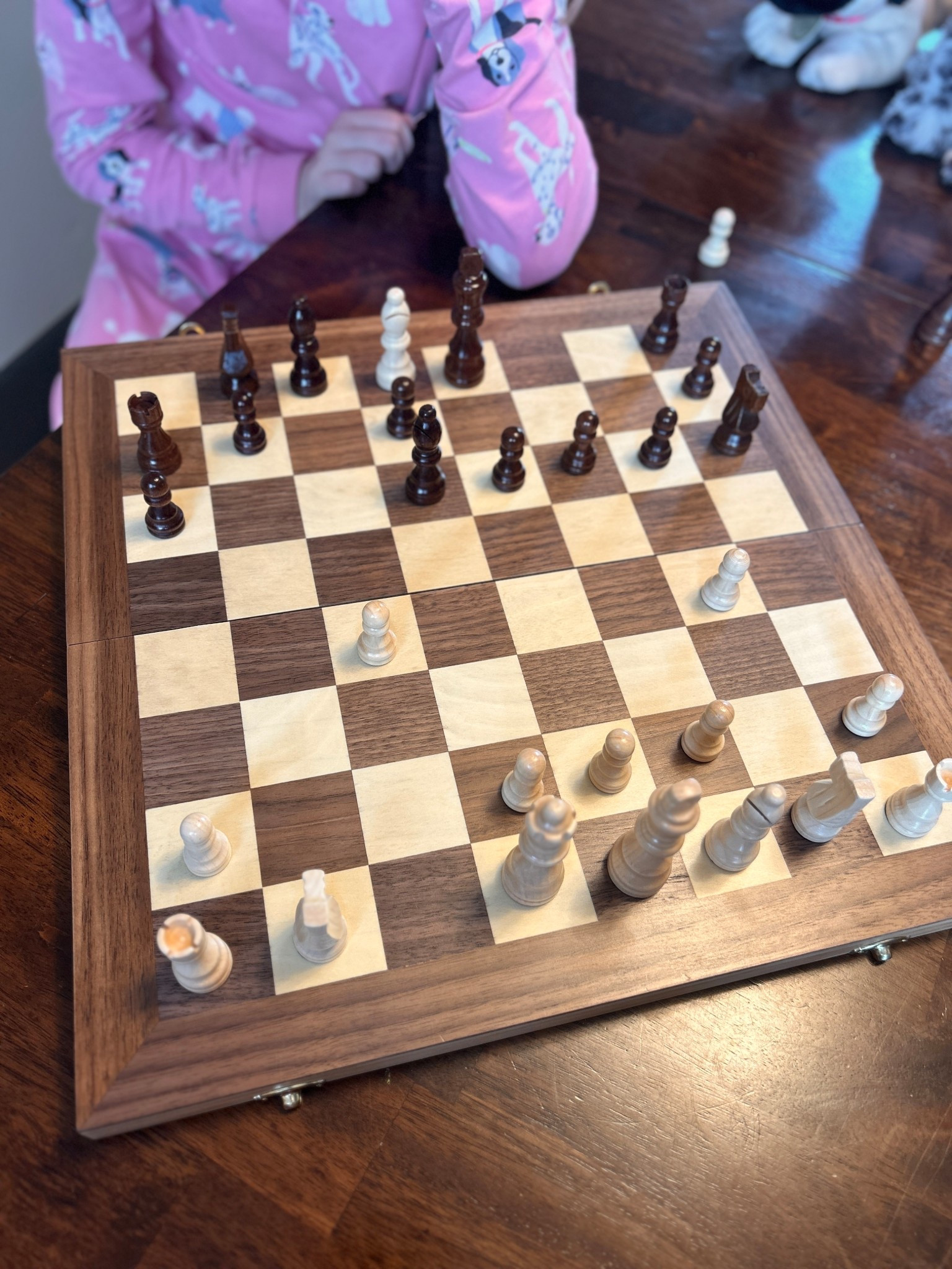 Our new favorite game♟️