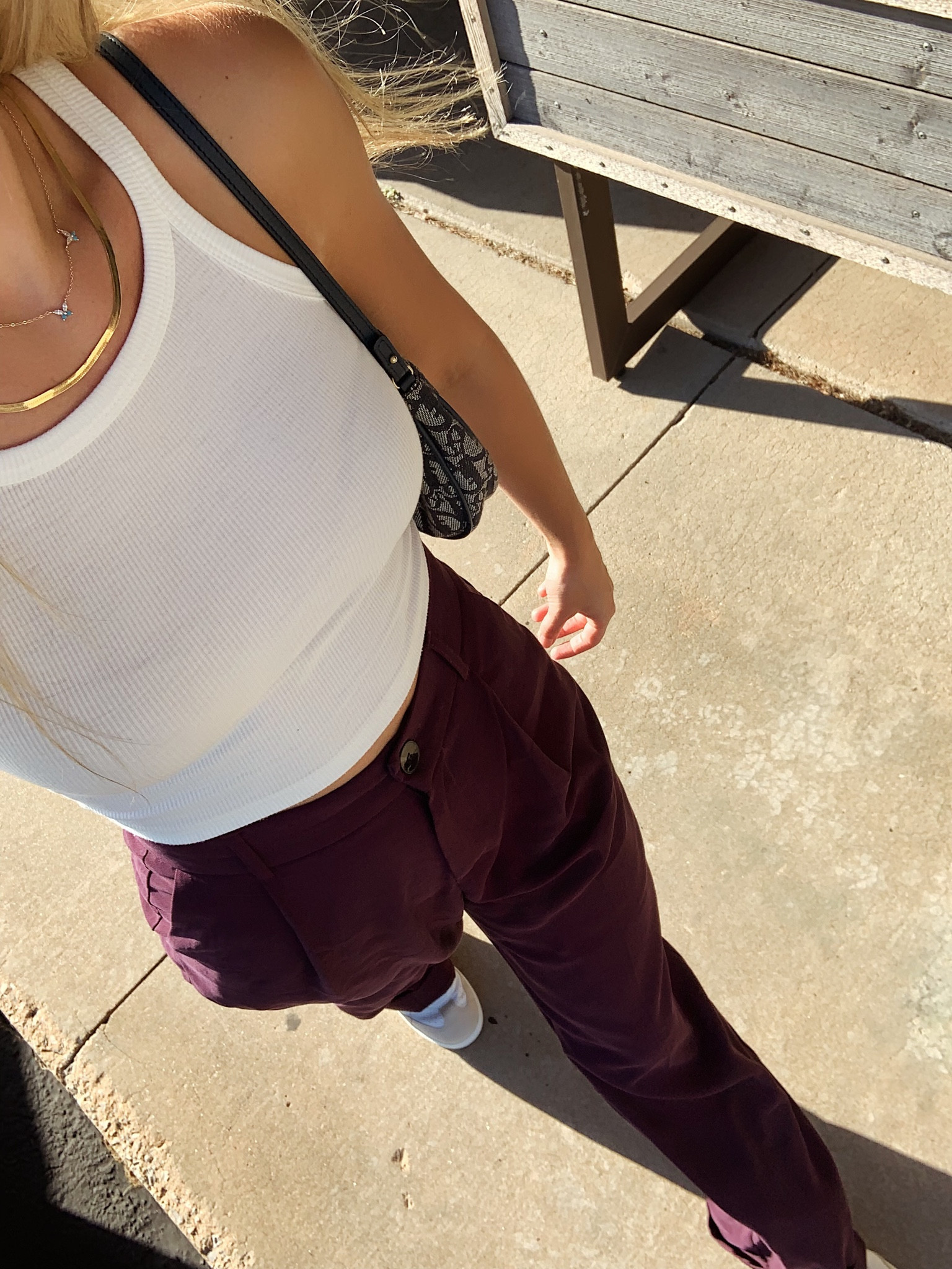 Happy Hour fit! 
Exact pants are from Zara (7102/528). I’m in size XS. They run big so size down! I was super hesitant about the color but it’s so pretty. I can’t wait to style it when the weather is cooler! 
The top I have on is from princess polly US size 4! 

Bag is vintage as well as the gold necklace! But, I have linked similar to everything! 

#LTKSeasonal #LTKworkwear #LTKunder100