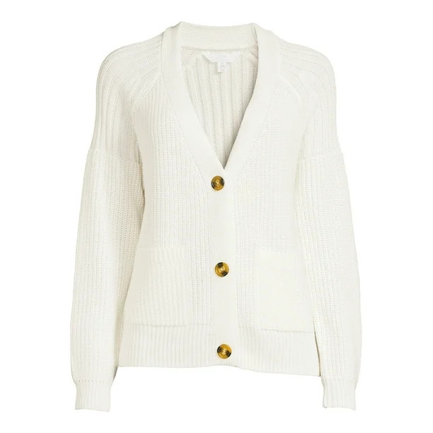 Time and Tru Women's Boyfriend Cardigan | Walmart (US)