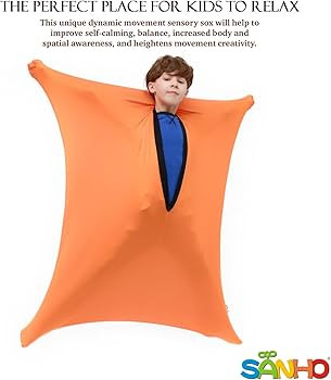 SANHO Dynamic Movement Sensory Sock Body Sock,Small,3-5 Years, 40" H x 27" W,Good for Height:30"-... | Amazon (US)