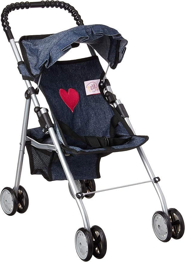 My First Doll Stroller Denim for Baby Doll | Amazon (US)