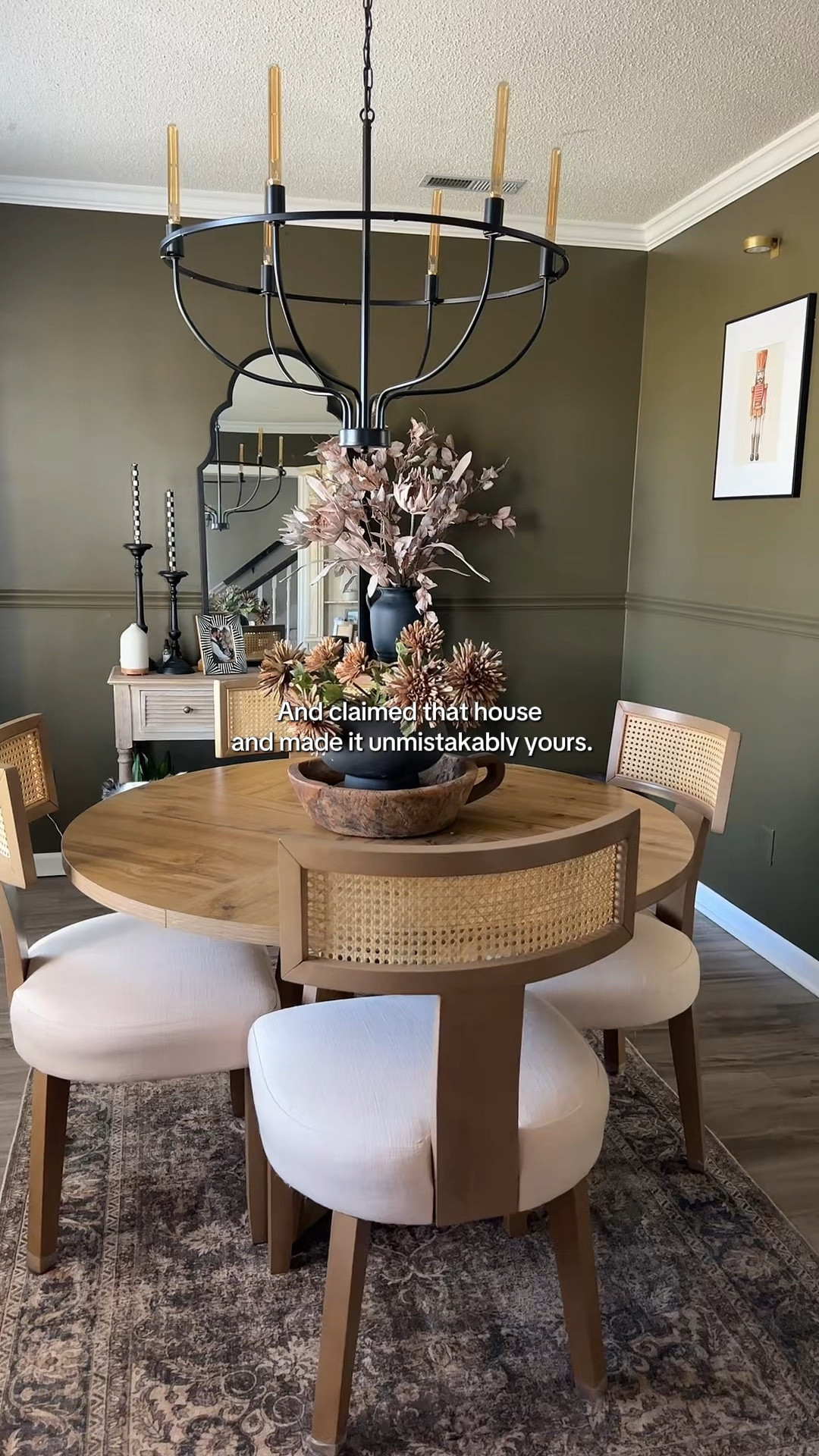 Home isn’t about square footage it’s about the details that make it yours.

Those curved rattan dining chairs? Not just seating. They’re a statement. They soften the space, add texture, and instantly elevate the entire room. That’s the difference between decorating… and designing with intention.

Don’t just live in your house curate it. Choose pieces that reflect your style, your energy, your standards.

If you’re ready to turn your dining space into a whole vibe, this is your sign. 🖤

✨ Save this for inspo
✨ Upgrade one piece this week
✨ And start building a home that feels like YOU 

#HomeDecor
#InteriorInspo
#DiningRoomGoals
#RattanFurniture
#MakeItYours 
#diningroom
#diningroomchair 
#diy 

#LTKdayinmylife #LTKHome #LTKmorningroutine