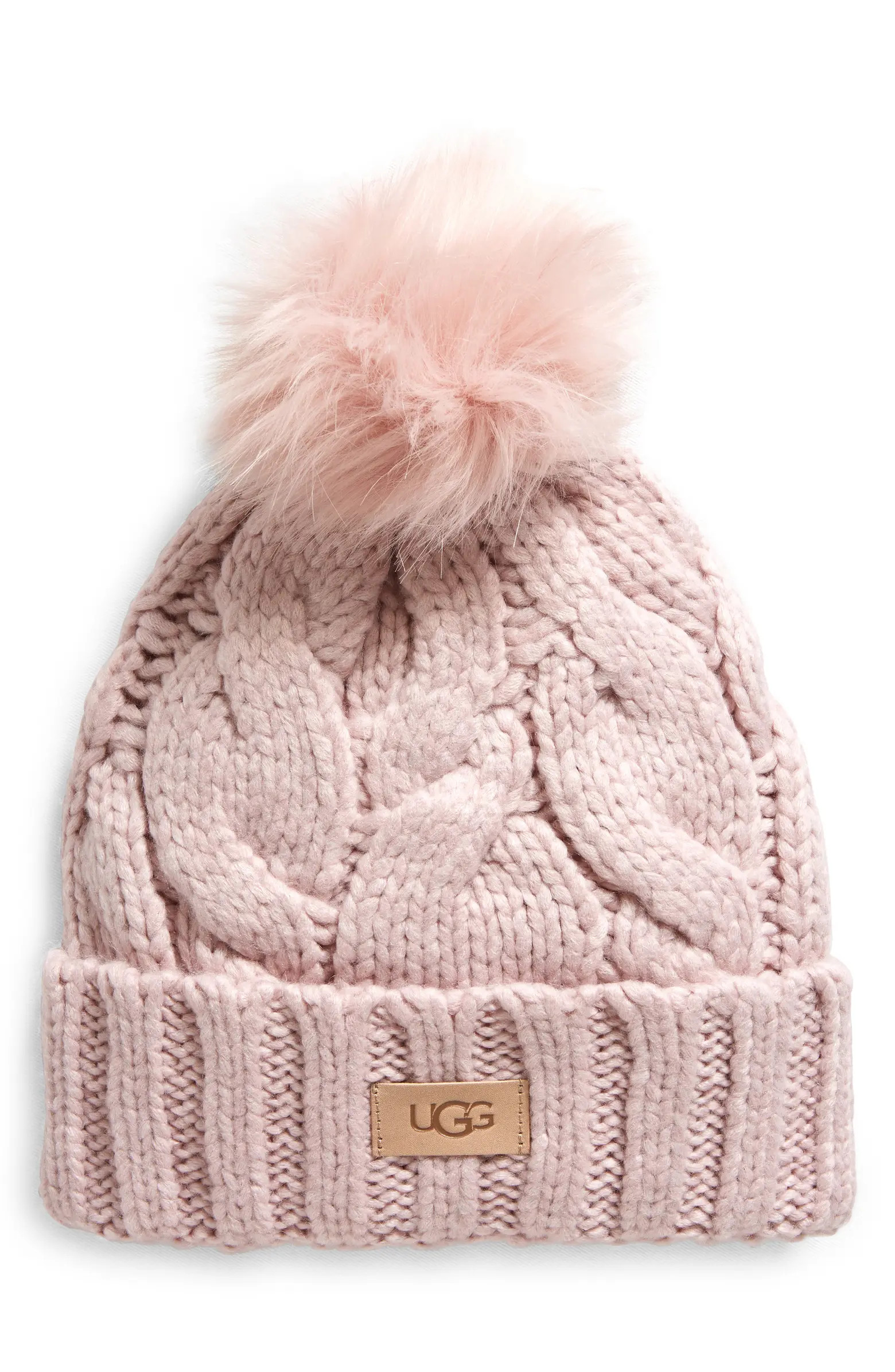 Cable Knit Pom Beanie | Nordstrom