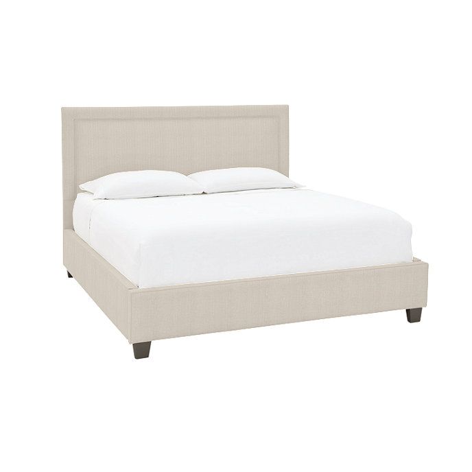 Giselle Untufted King Bed with Hardwood Frame & Custom Fabric Options | Ballard Designs, Inc.