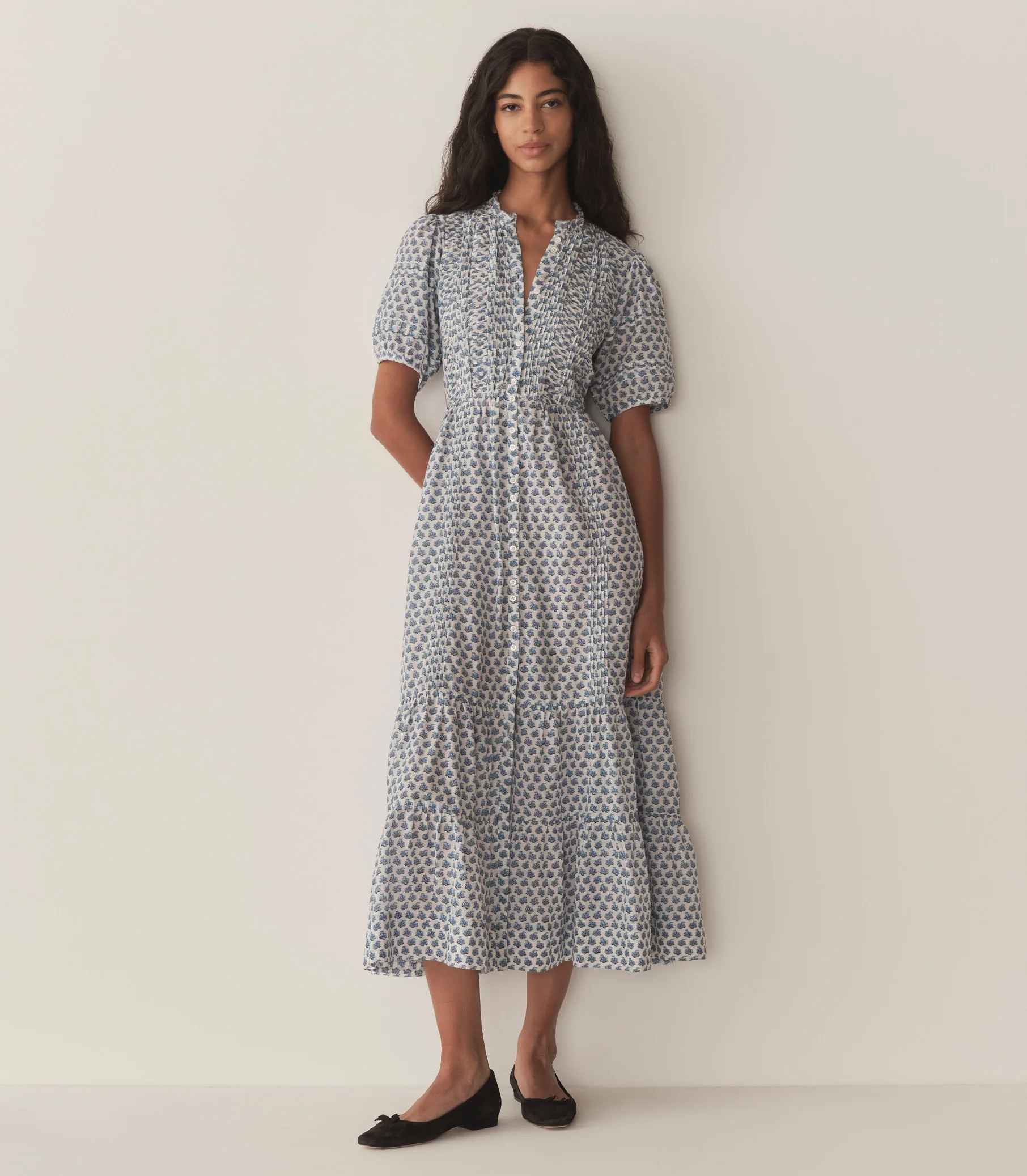 Haleigh Dress - Dahlia Ditsy | DÔEN | DOEN