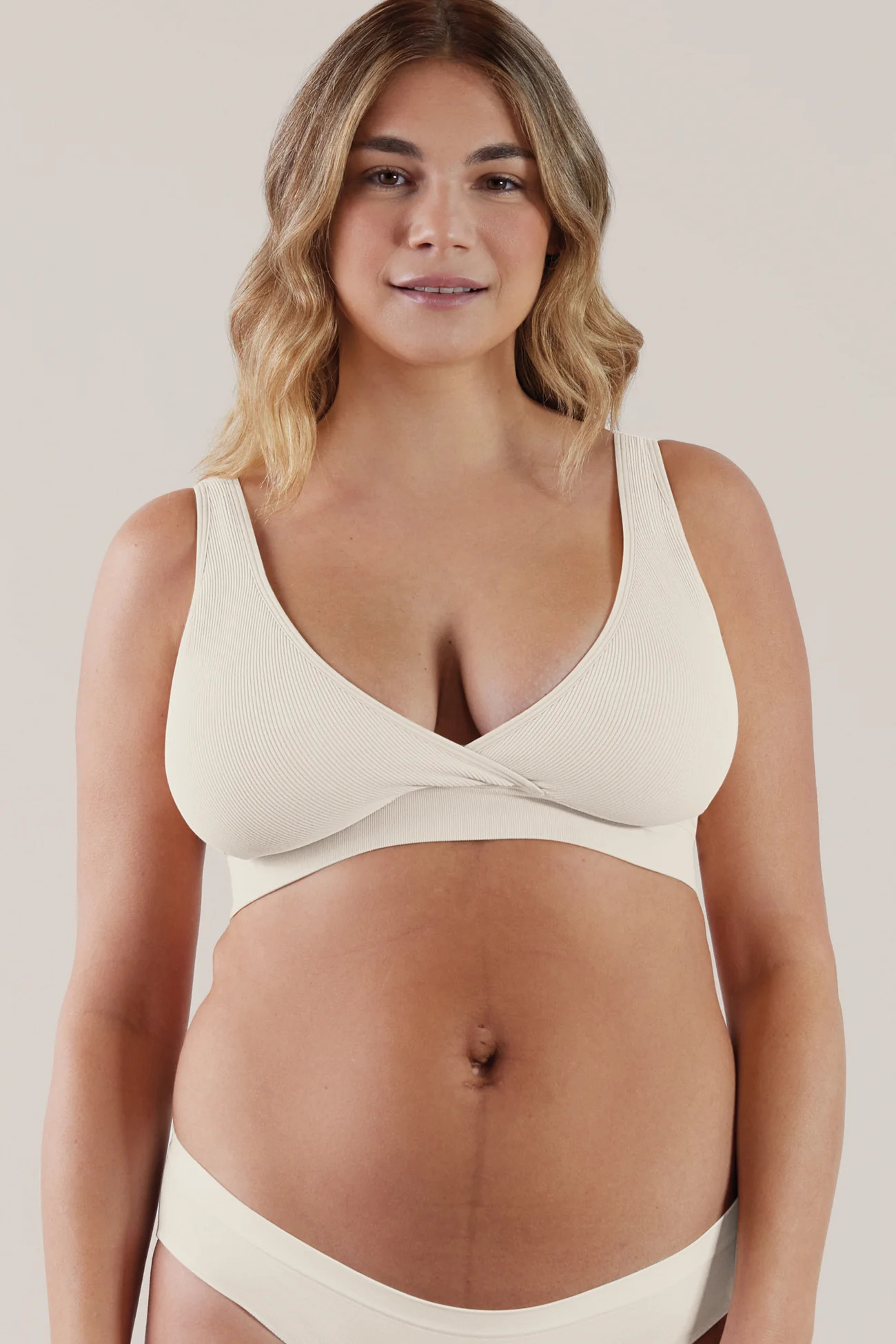 Beige Bravado Designs Restore Nursing Bra | PinkBlush Maternity
