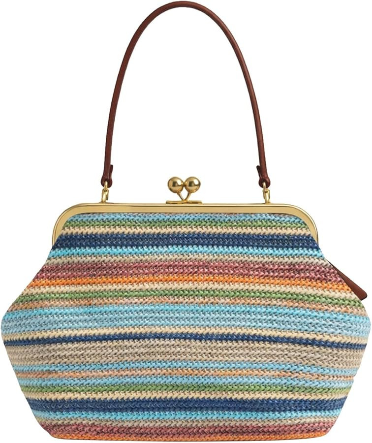 Kiss Lock Woven Bag | Amazon (US)