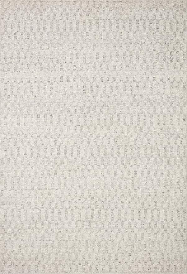 Loloi II Kamala Collection KAM-05 Ivory/Grey 5'-3" x 7'-9" Area Rug | Amazon (US)