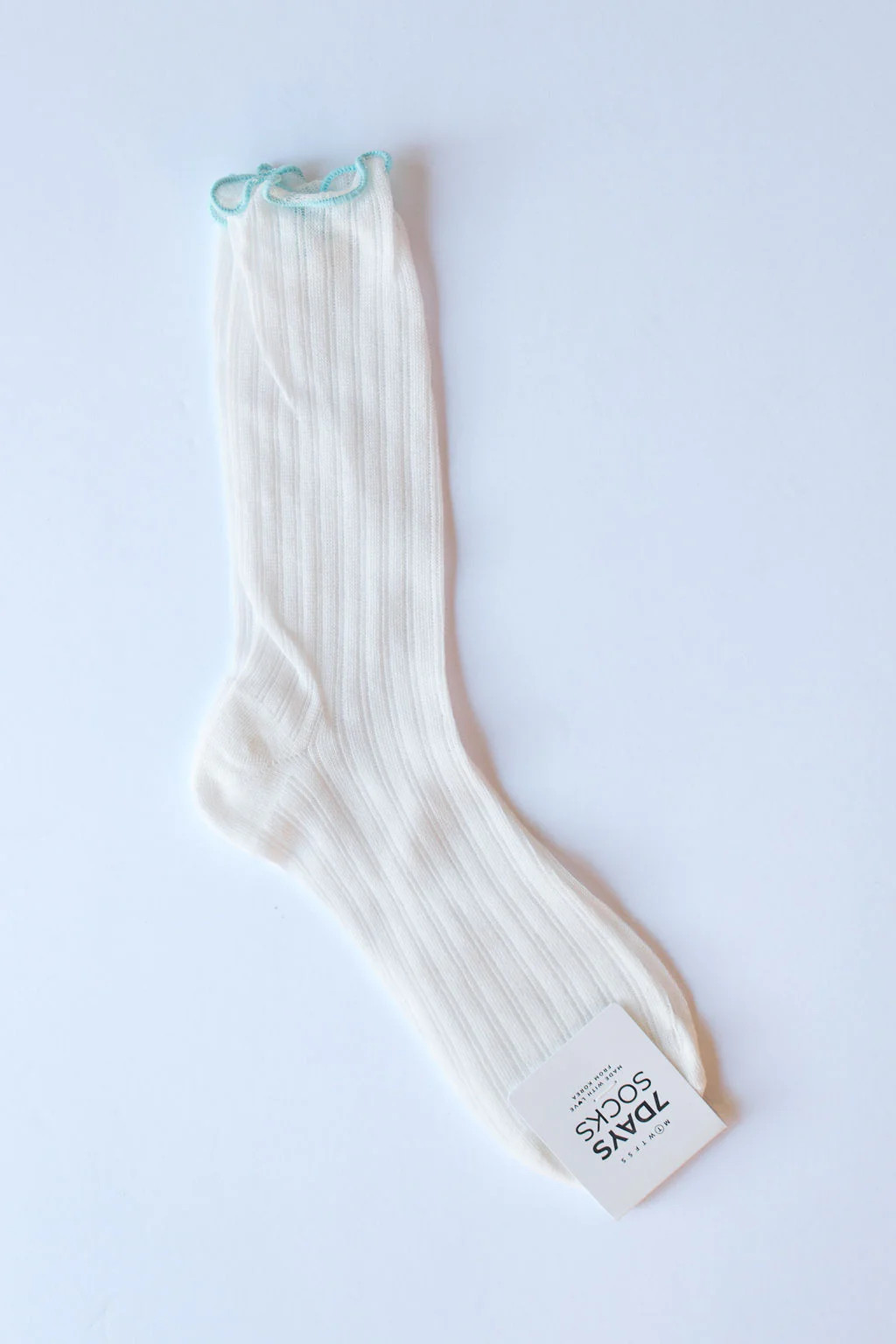 crew ruffle socks white | mode