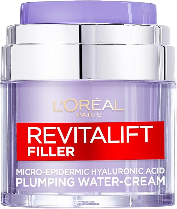 L’Oréal Paris Revitalift Filler Replumping Water Cream, Reduce Fine Lines Appearance, Replumps... | Amazon (UK)
