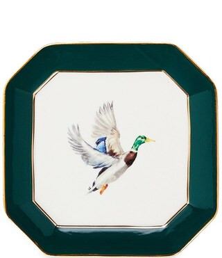 Mallard Duck Square Trinket Glazed Accent Dish | Dillard's