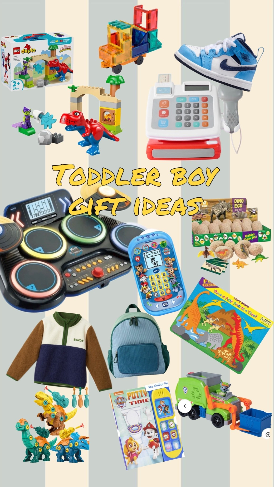 Gift ideas for toddler boys