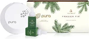 Thymes Frasier Fir Pura Smart Home Plug-in Diffuser Kit - Long-Lasting Aromatherapy Diffuser Refi... | Amazon (US)