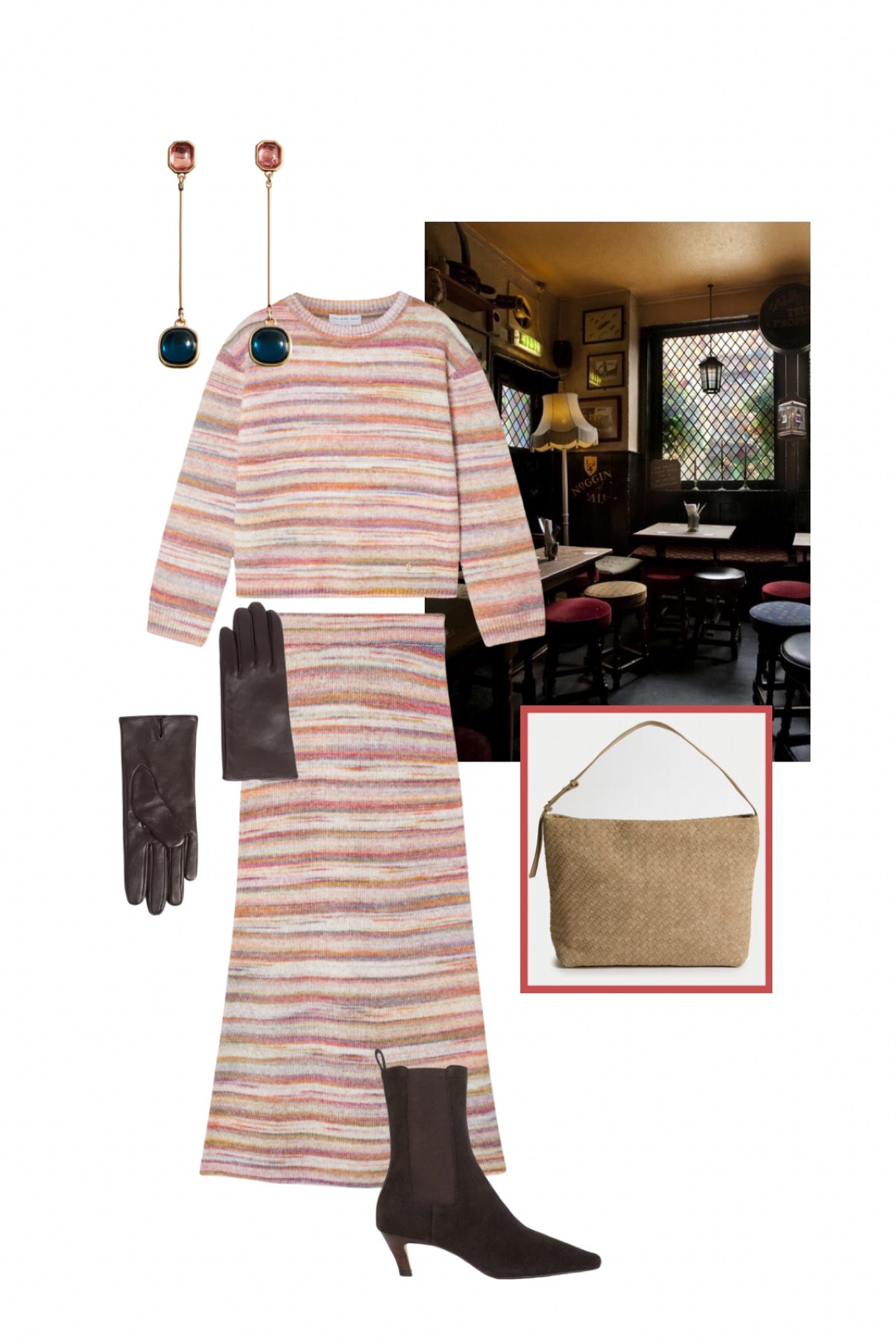 It’s cosy pub season 

This knitted set is so cute and available in lots of sizes. I love it paired with a brown boot and the earrings, gloves and bag match all the colours in the knit.

#LTKwinter #LTKplussize #LTKuk