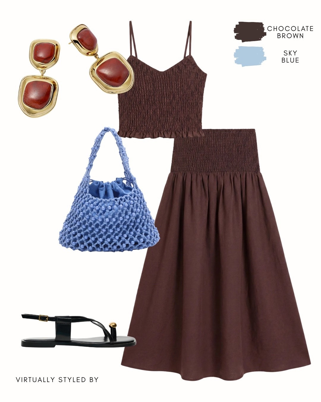 Styling chocolate brown for summer

#LTKsummer #LTKuk #LTKstyletip