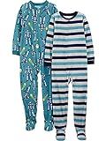 Simple Joys by Carter's Boys' Little 2-Pack Loose-fit Fleece Footed Pajamas | Amazon (US)