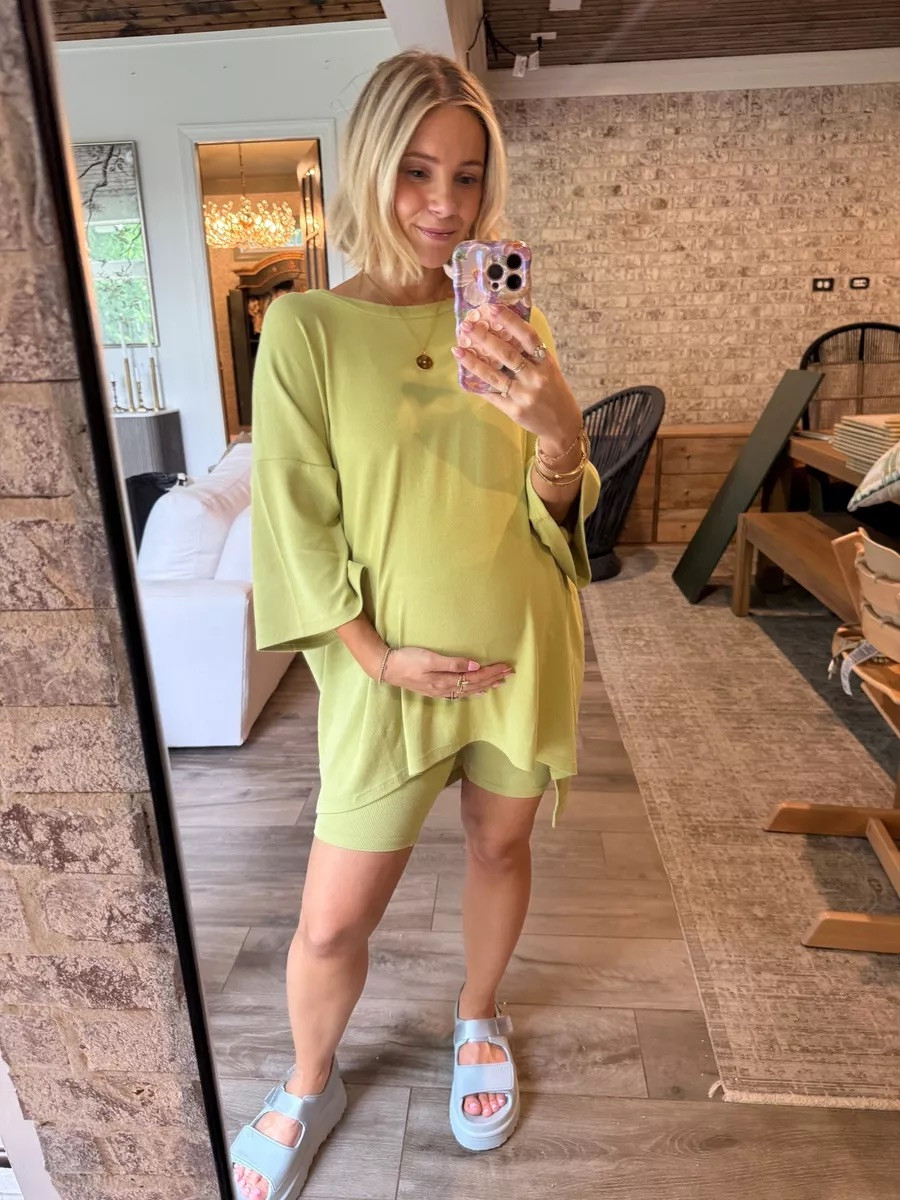 Matching sets all pregnancy long! This one was my favorite for looking put together but still cozy with a bump! 

#LTKStyleTip #LTKBump