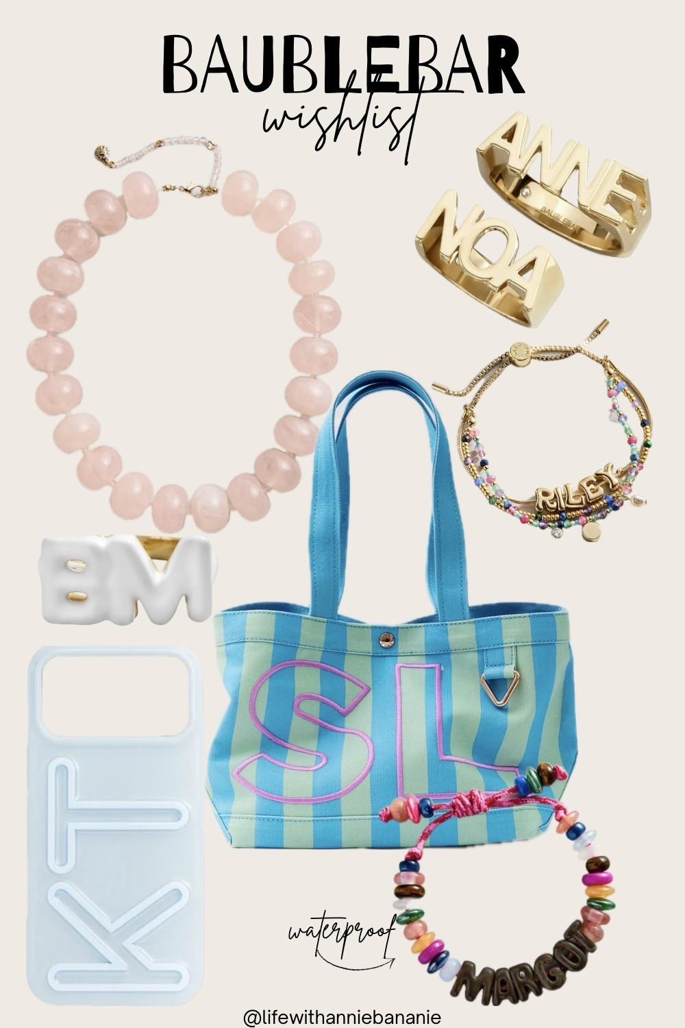 all things BaubleBar please🌸☀️💗🌿✨


Accessories
Jewelry
Totes
Necklaces
Bracelets
Rings
Style

#LTKmomlife #LTKBeauty #LTKgrwm