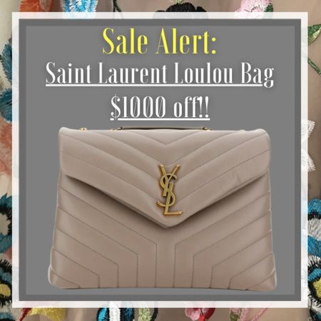 Amazing Sale on the Saint Laurent Medium Loulou bag and several others! 

#LTKitbag #LTKFind #LTKsalealert