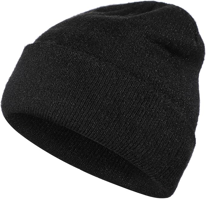 Achiou Beanie Hat for Women Men, Warm Cuffed Knit Hat for Skiing Running Outdoor Sports | Amazon (US)