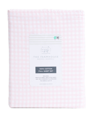 Mini Gingham Sheet Set | TJ Maxx