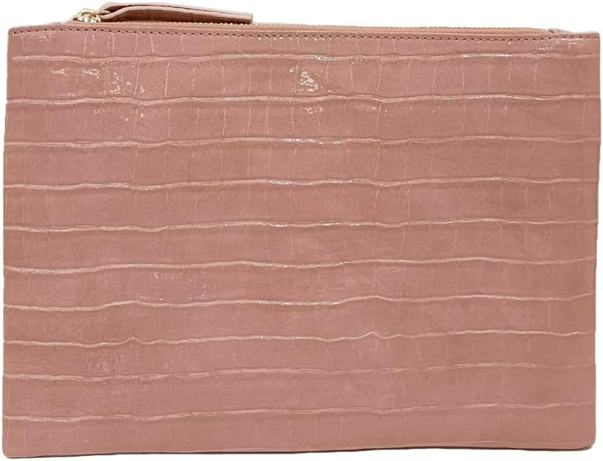 Women Envelope Clutch Purse Bag Fashion Crocodile Embossed PU leather Oversized Ladies Evening Pa... | Amazon (US)