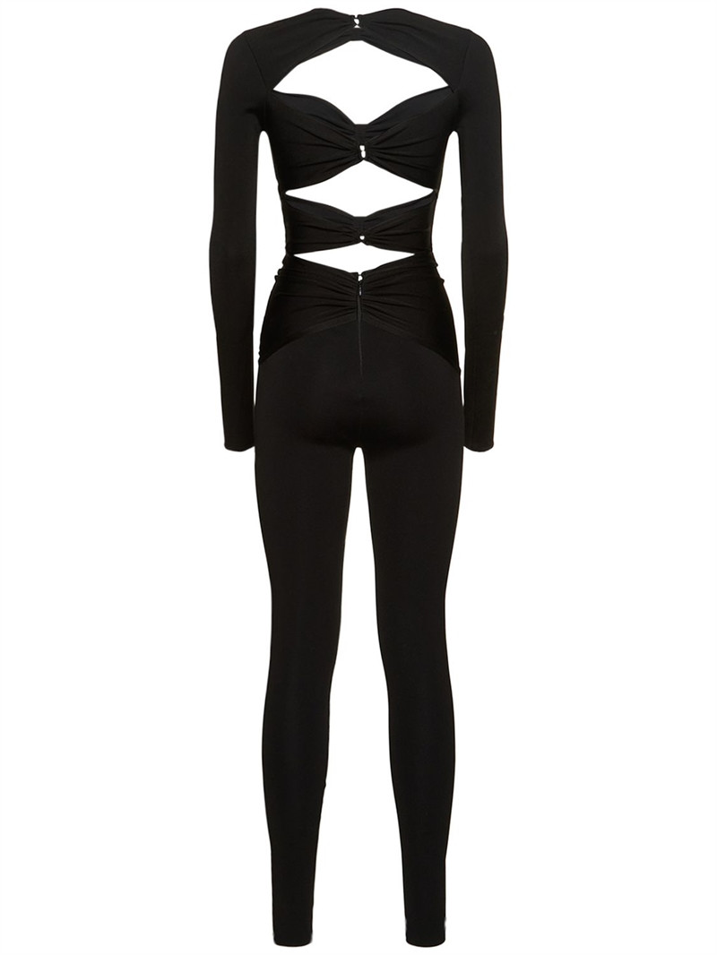 Compact knit cutout catsuit | Luisaviaroma