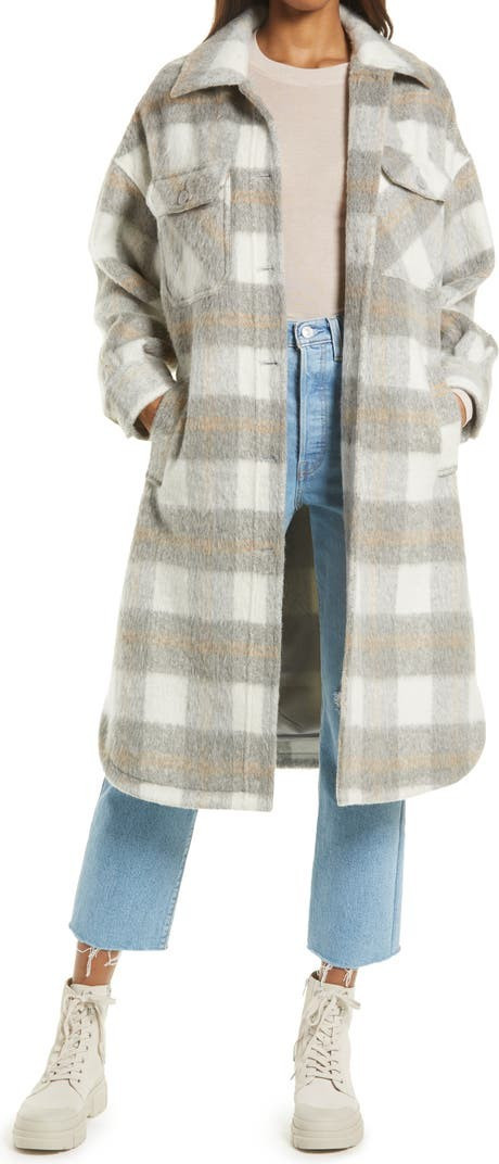 Long Wool Shirt Jacket | Nordstrom