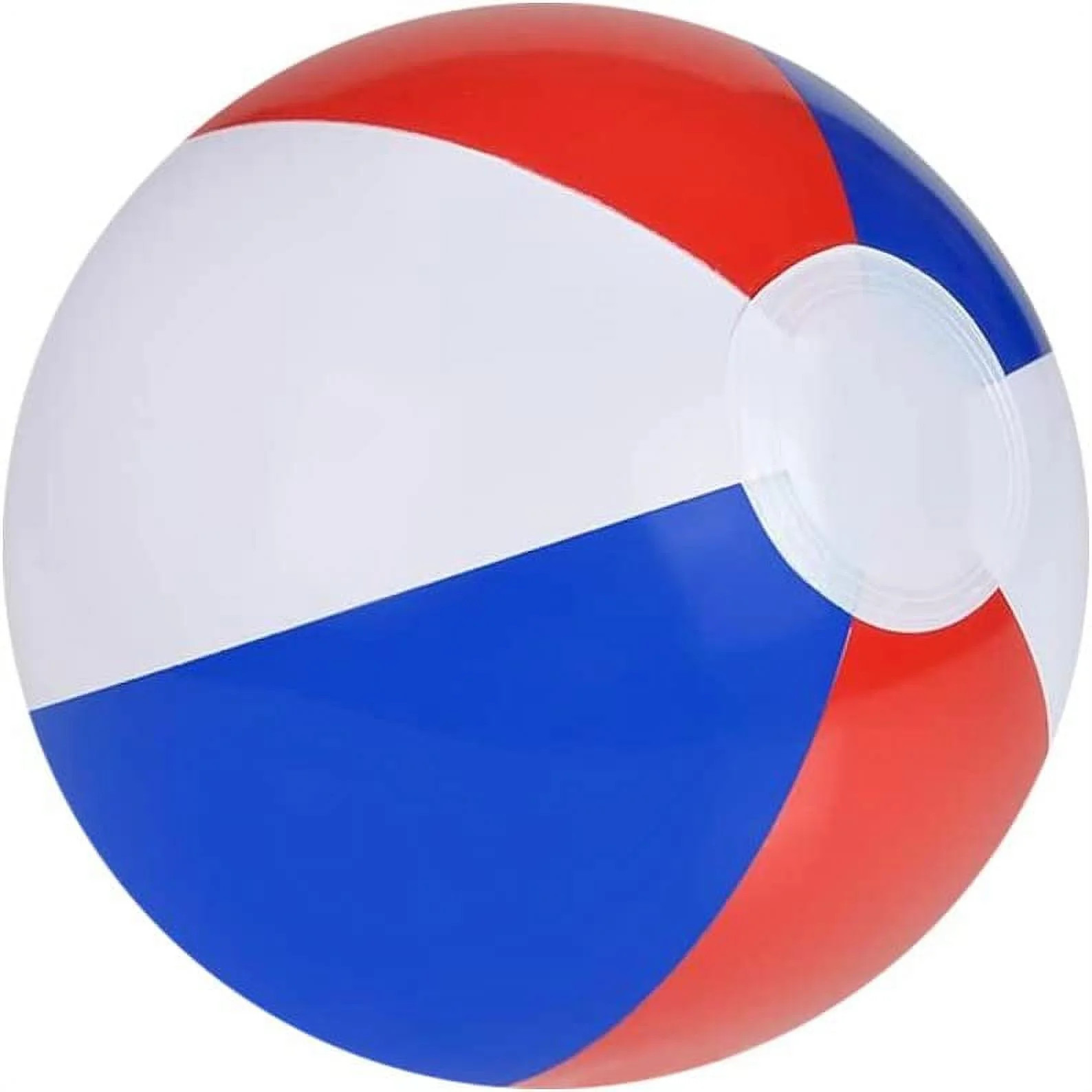 ArtCreativity 8 Inch Colorful Inflatable Beach Balls - Pack of 12 - Patriotic Red, White and Blue... | Walmart (US)
