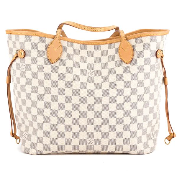 Louis Vuitton Damier Azur Canvas Neverfull MM Bag (Pre Owned) | LuxeDH