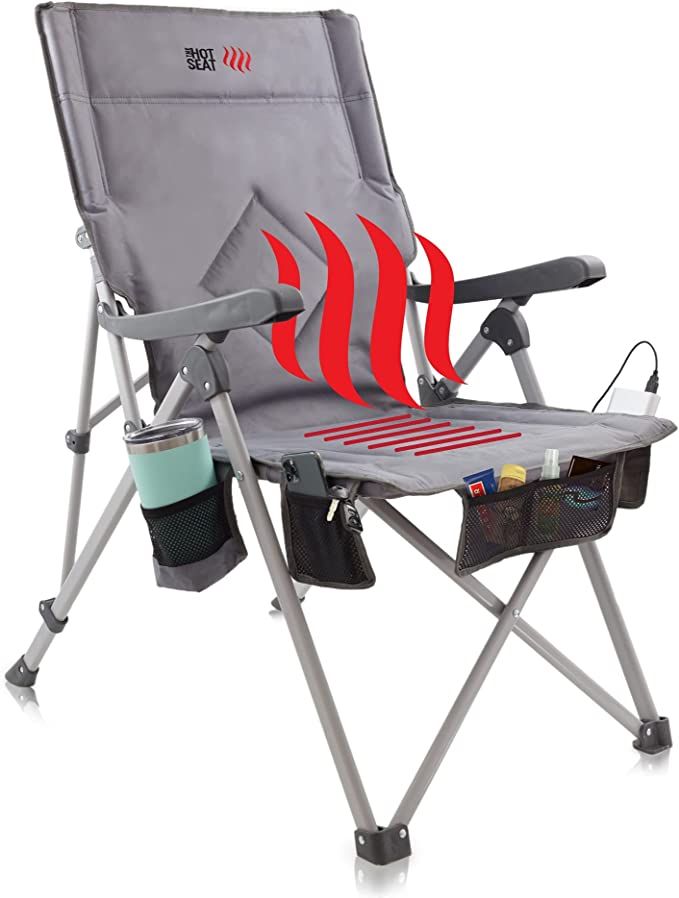 POP Design The Hot Seat, Heated Portable Chair, Perfect for Camping, Sports, Beach, and Picnics. ... | Amazon (US)