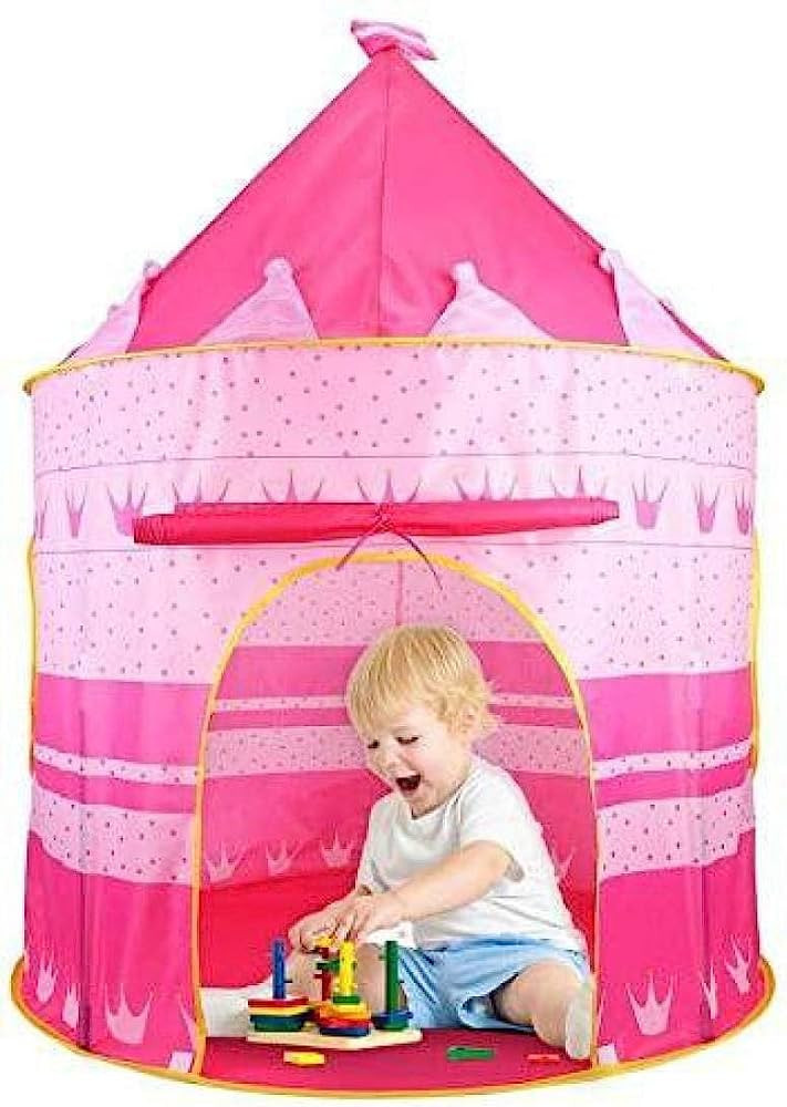 Creatov Kids Tent Toy Princess Playhouse - Toddler Play House Pink Castle for Kid Children Girls ... | Amazon (US)