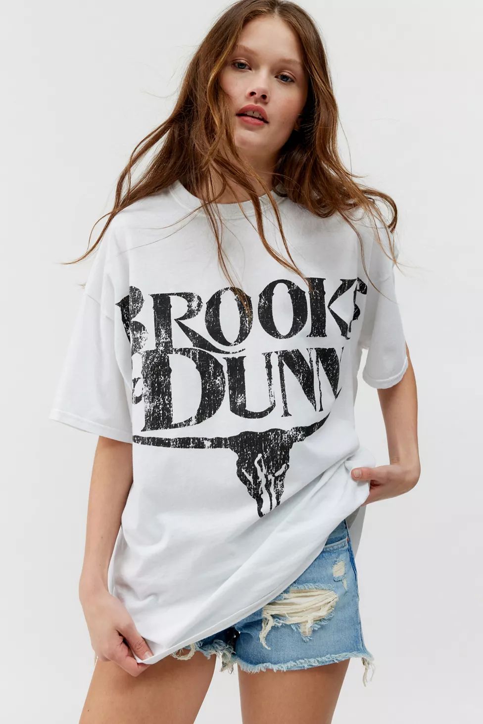 Brooks & Dunn Oversized Graphic Tee | Urban Outfitters (US and RoW)