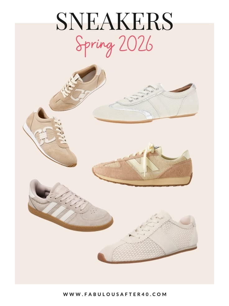 Spring 2026 is officially the season of cute + comfortable 👟🌸

I’ve fully embraced sneakers as part of my everyday wardrobe — not just for walks, but with dresses, denim, twill pants… everything. This year’s spring styles feel fresh and light, with soft neutrals and clean lines that go with absolutely everything.

#LTKSeasonal #LTKstyletip #LTKover40