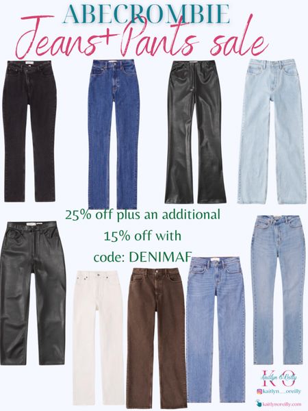 Abecrombie jeans sale! 

#LTKstyletip #LTKunder100 #LTKsalealert
