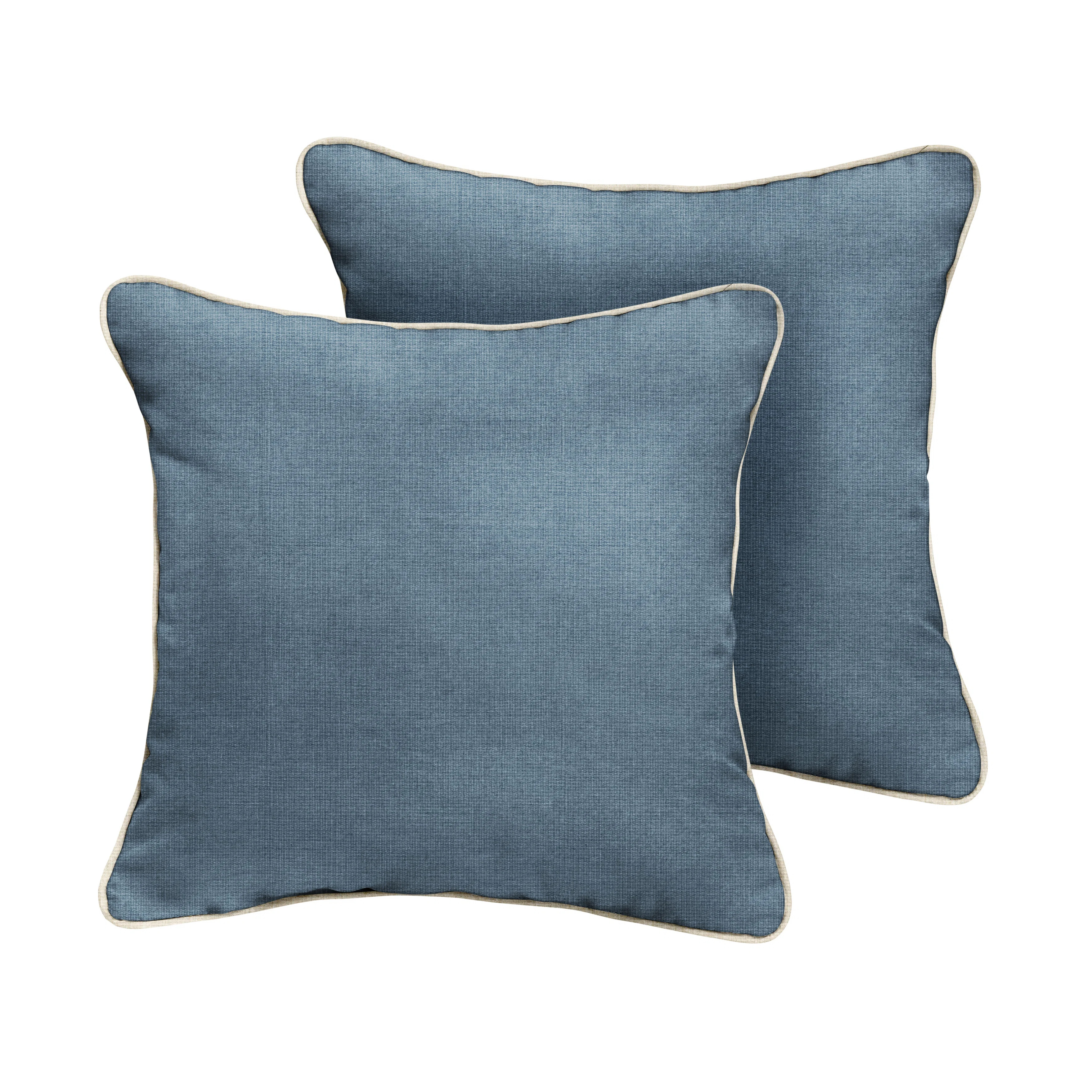 Jaclyn Corded Outdoor Square Pillow Cover & Insert (Set of 2) | Wayfair North America