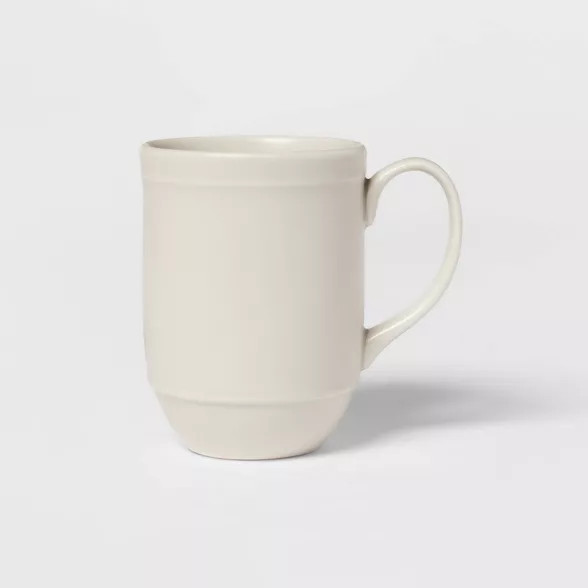 8oz Porcelain Courtland Mug White - Threshold™ | Target
