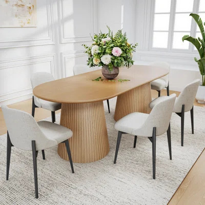 Talisa 6 - Person Double Pedestal Dining Set | Wayfair North America