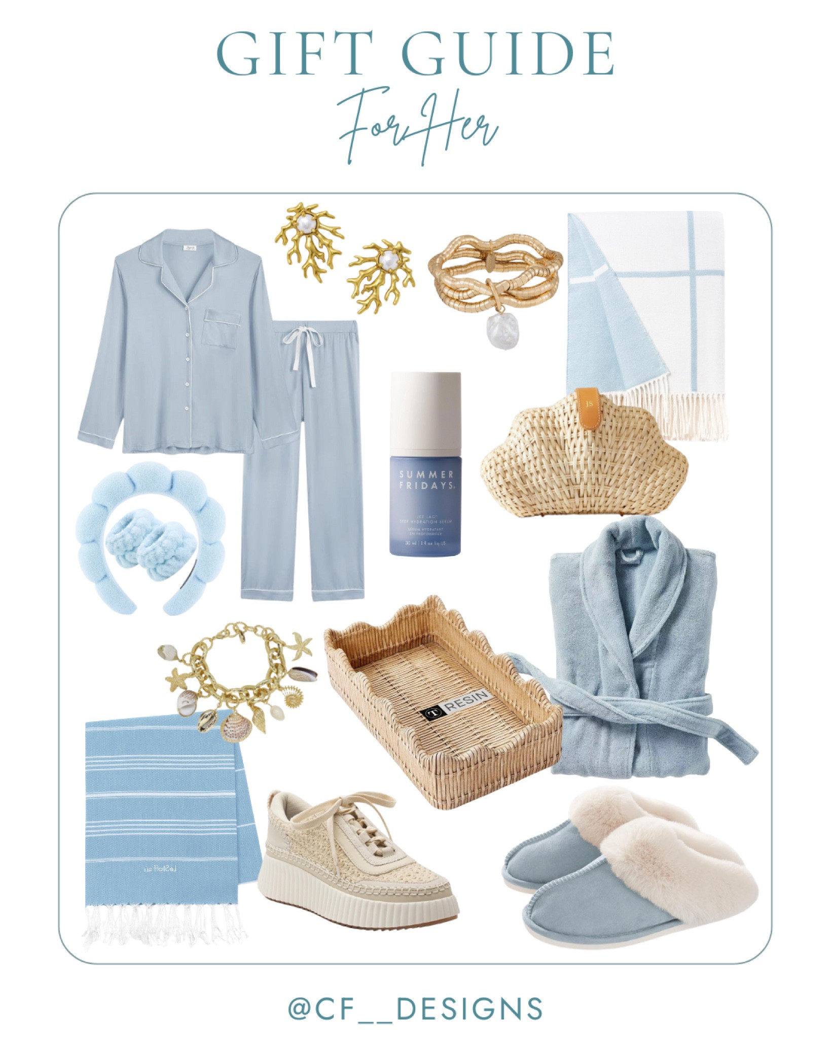 Sea-inspired treasures for the woman who loves coastal charm. These gift ideas are perfect for bringing breezy elegance to her holiday season.  #CoastalGiftGuide
#CoastalGiftIdeas #HolidayGiftsForHer #BeachVibes #OceanInspired #SeasideElegance #ThoughtfulGifting #BreezyStyle #GiftInspo #CoastalLiving #HolidayShopping #ForHer #Blue



#LTKHome #LTKStyleTip #LTKGiftGuide