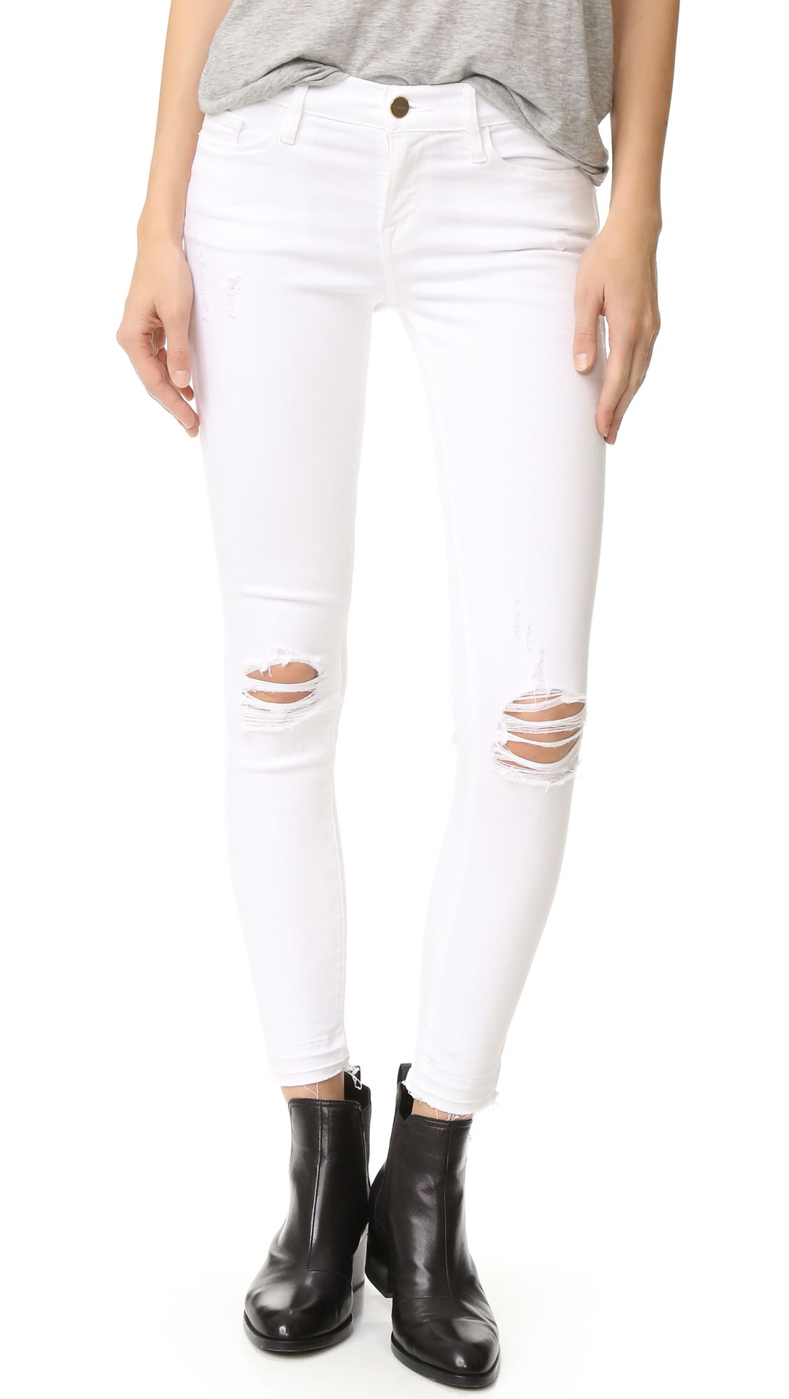 Le Skinny De Jeanne Cropped Jeans | Shopbop