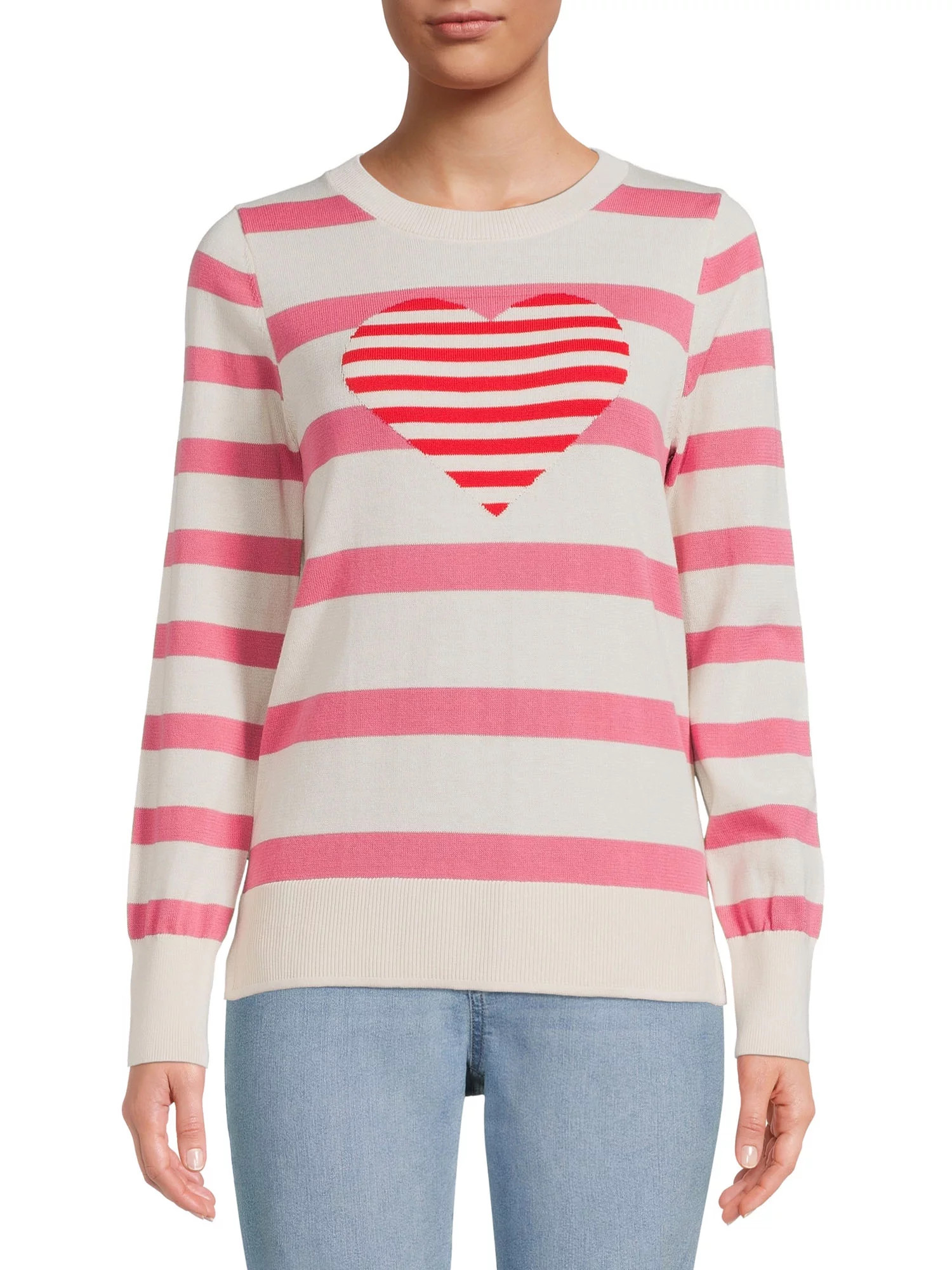 Time and Tru Women’s Fashion Sweater - Walmart.com | Walmart (US)