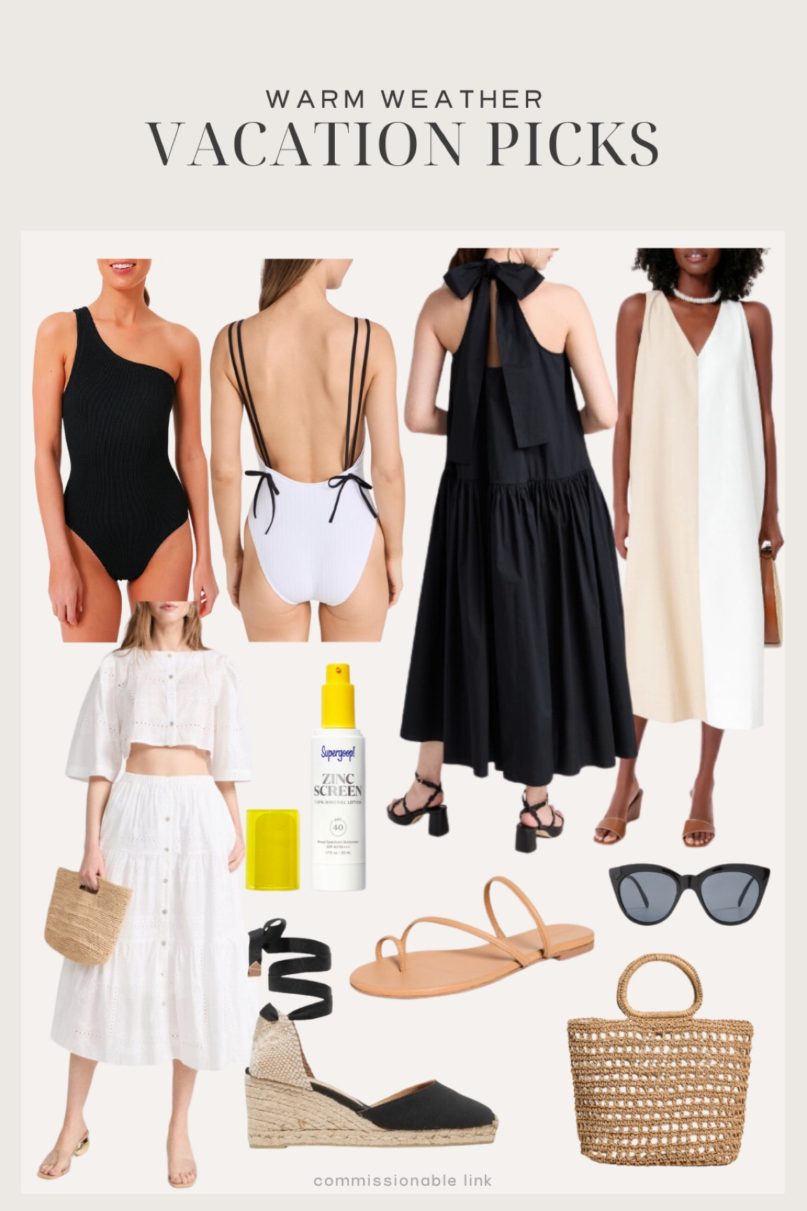 Vacation picks for a warm weather getaway! 

#LTKswim #LTKtravel