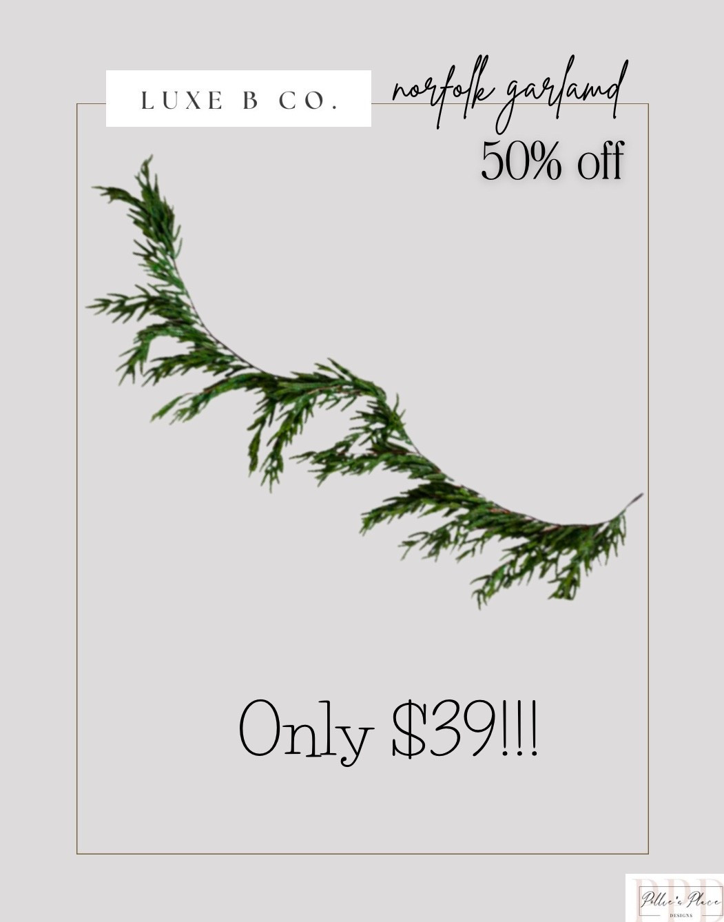 Norfolk real touch garland only $39!!!

#LTKSaleAlert #LTKHome #LTKSeasonal