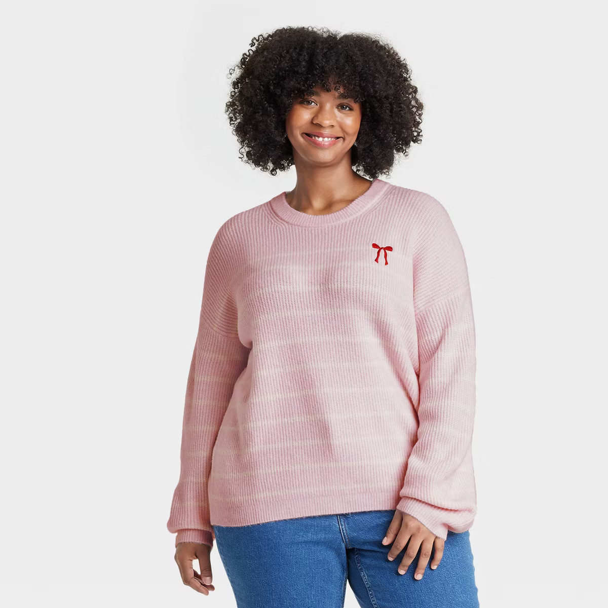 Women's Holiday Crewneck Pullover Sweater - A New Day™ | Target
