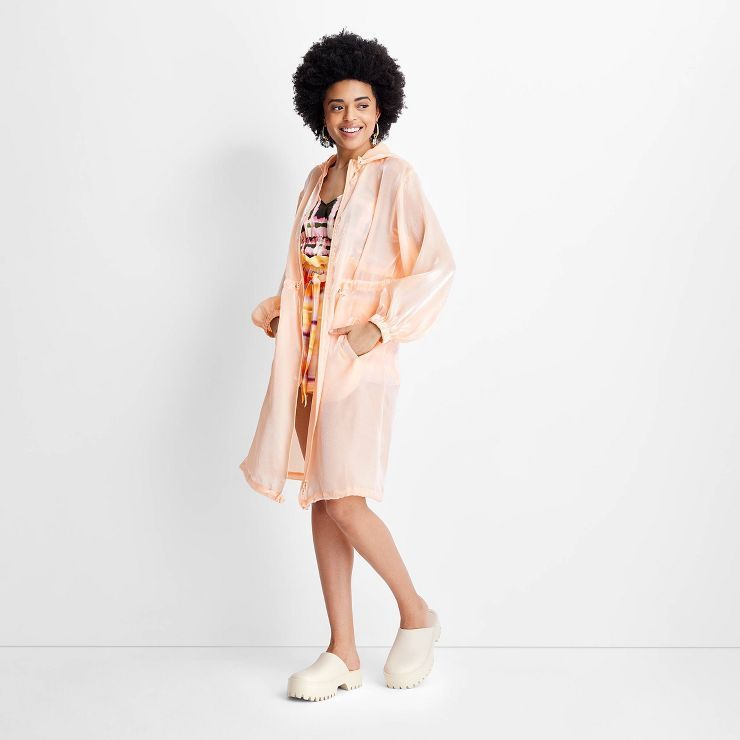 Women's Cinched Waist Hooded Organza Jacket - Future Collective™ with Gabriella Karefa-Johnson ... | Target