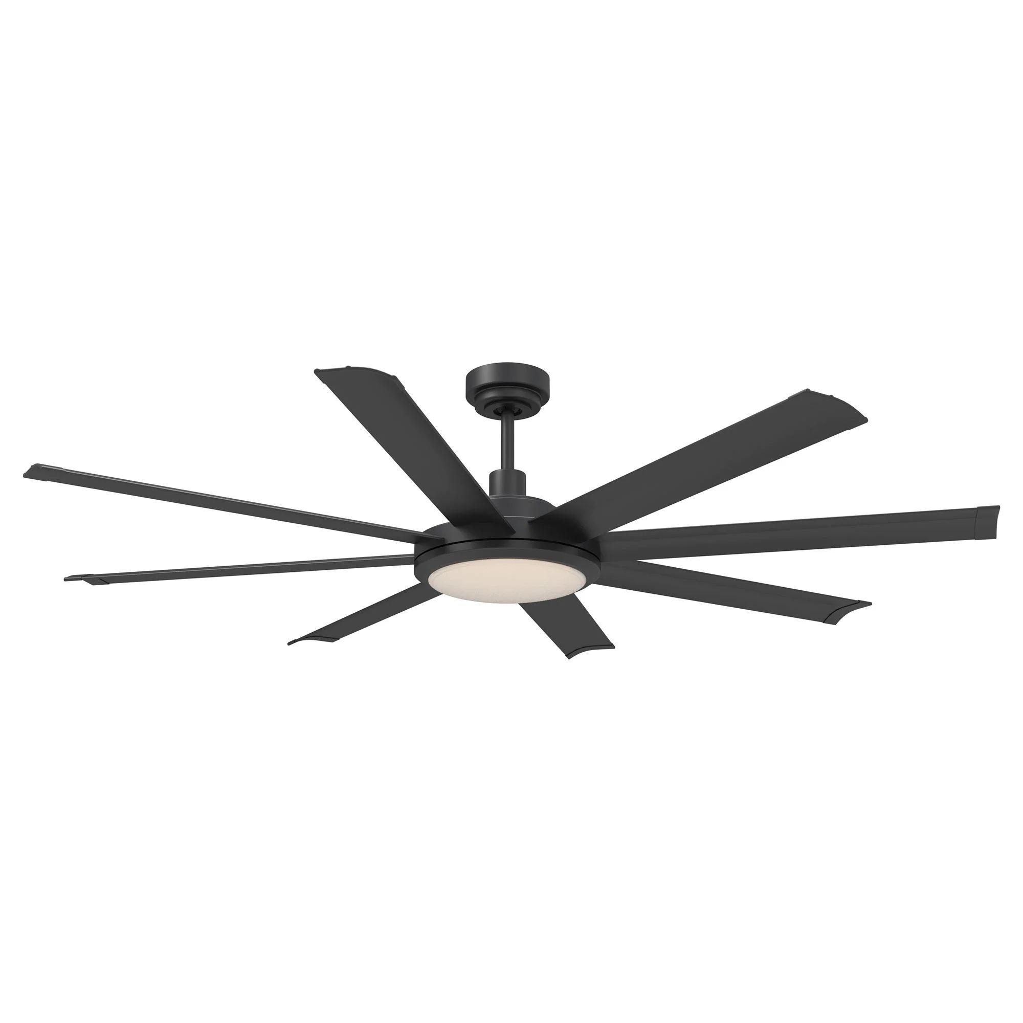 60'' Harrigan 8 - Blade LED Windmill Ceiling Fan with Remote Control and Light Kit Included | Wayfair North America